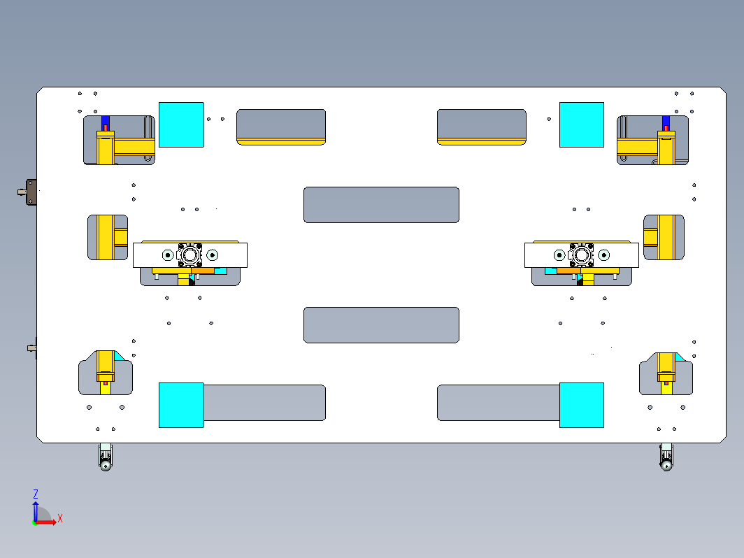 安全防护栏焊接夹具