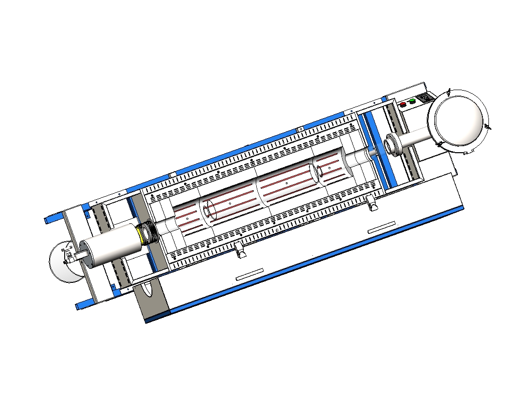 全自动旋转管式炉设计