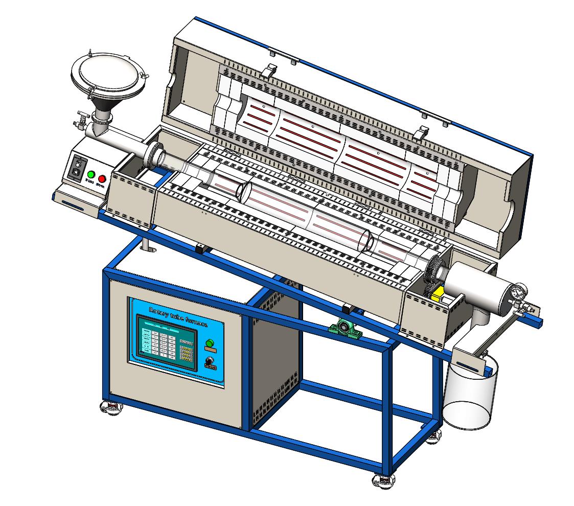 全自动旋转管式炉设计