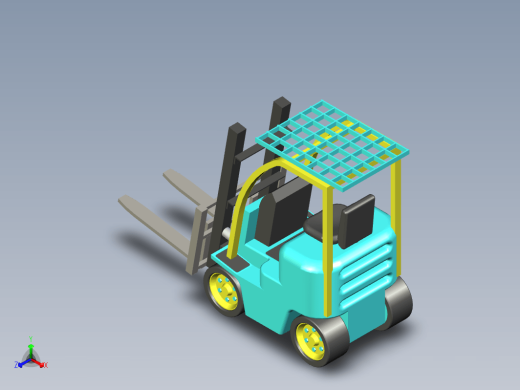 叉车 3D数模