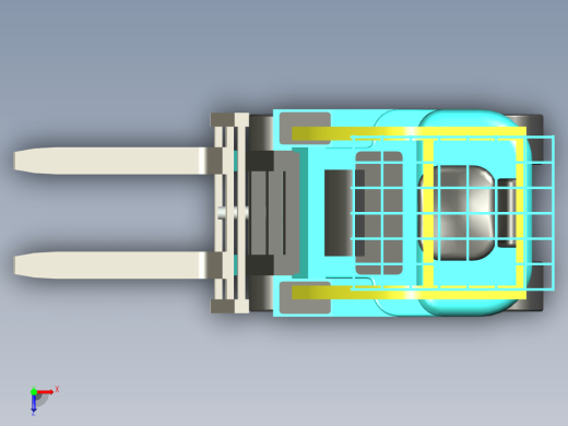 叉车 3D数模缩略图