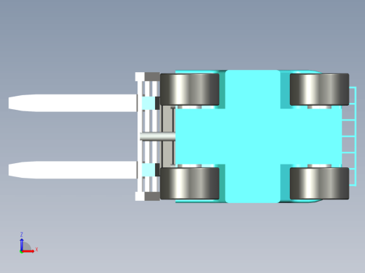 叉车 3D数模缩略图