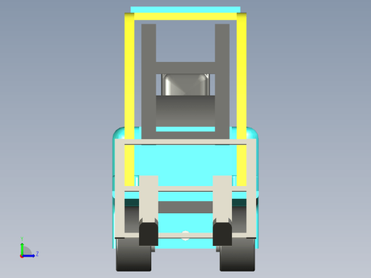 叉车 3D数模缩略图