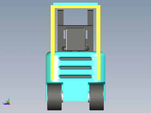 叉车 3D数模缩略图
