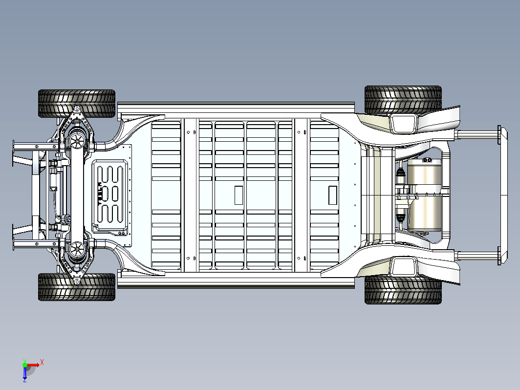 特斯拉Tesla Model S汽车底盘