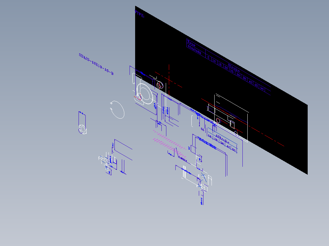 SDA气缸 83-SDAJ-16-SW