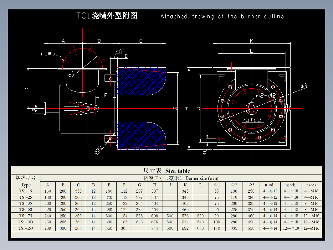 TS1烧嘴