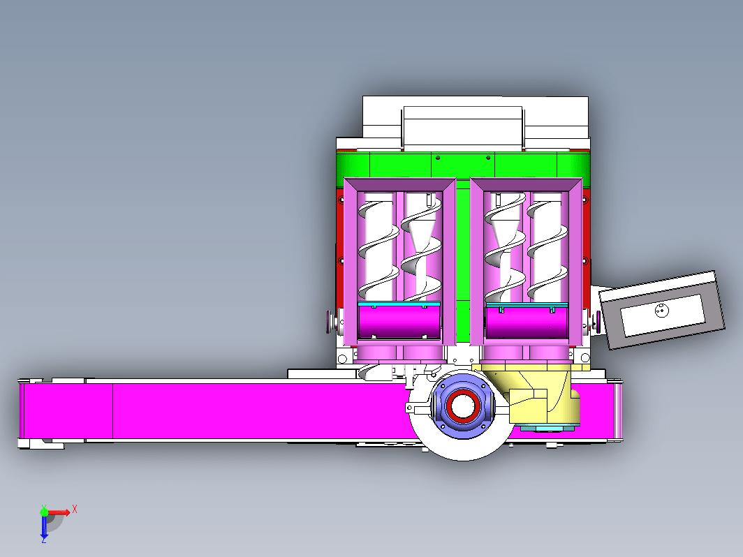 全自动包馅机三维SW2018带参+CAD+说明书