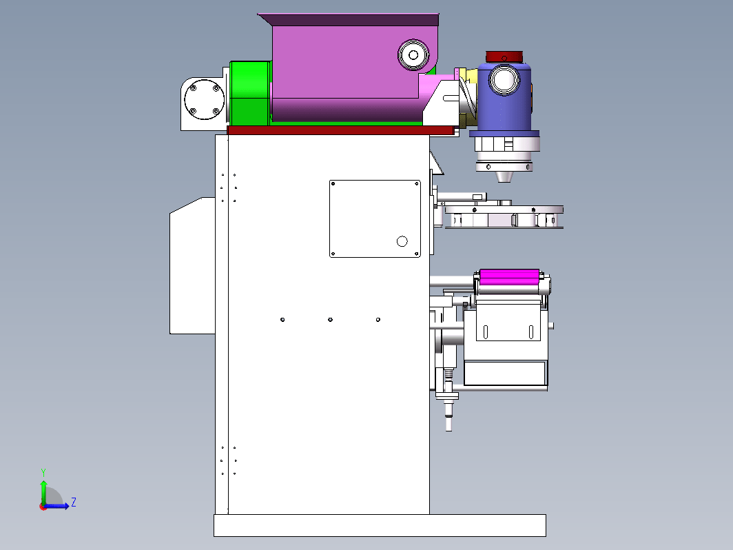 全自动包馅机三维SW2018带参+CAD+说明书