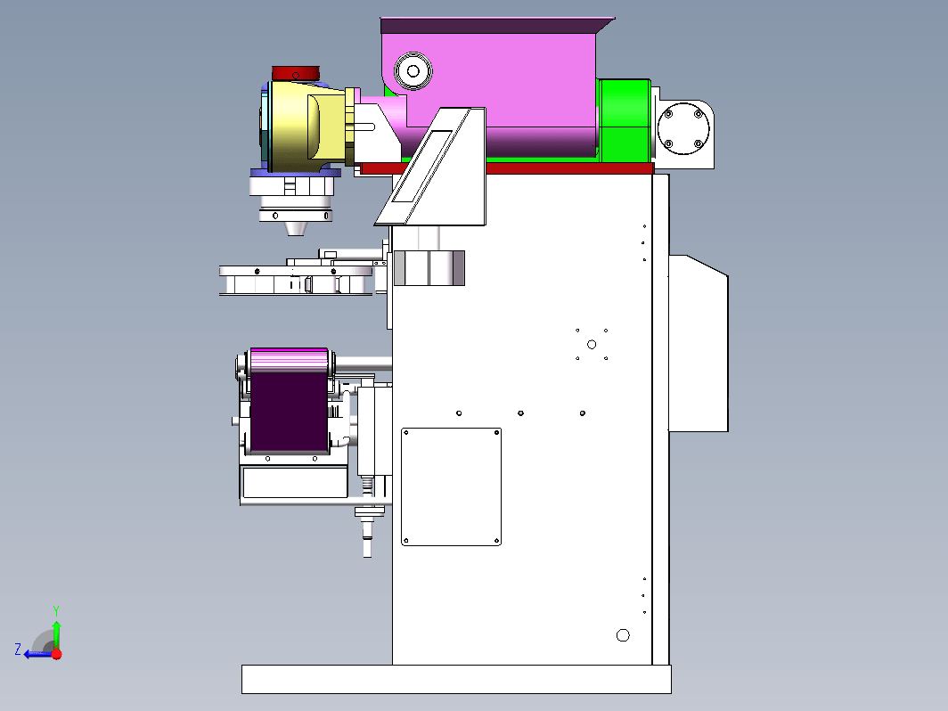 全自动包馅机三维SW2018带参+CAD+说明书