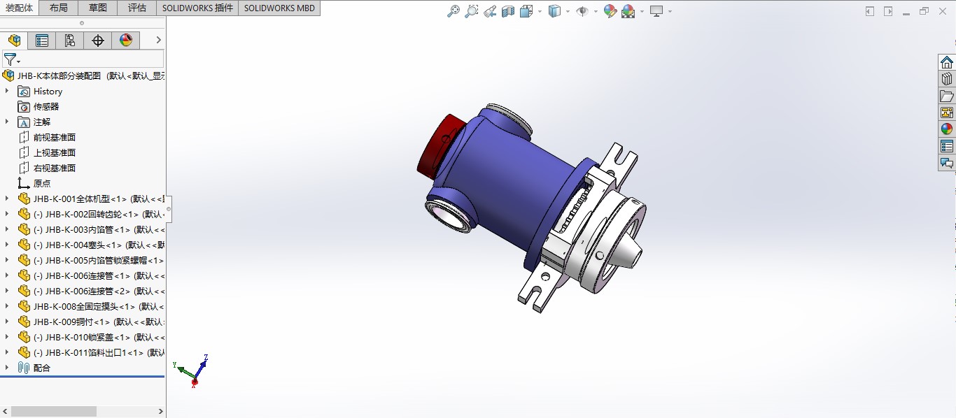 全自动包馅机三维SW2018带参+CAD+说明书