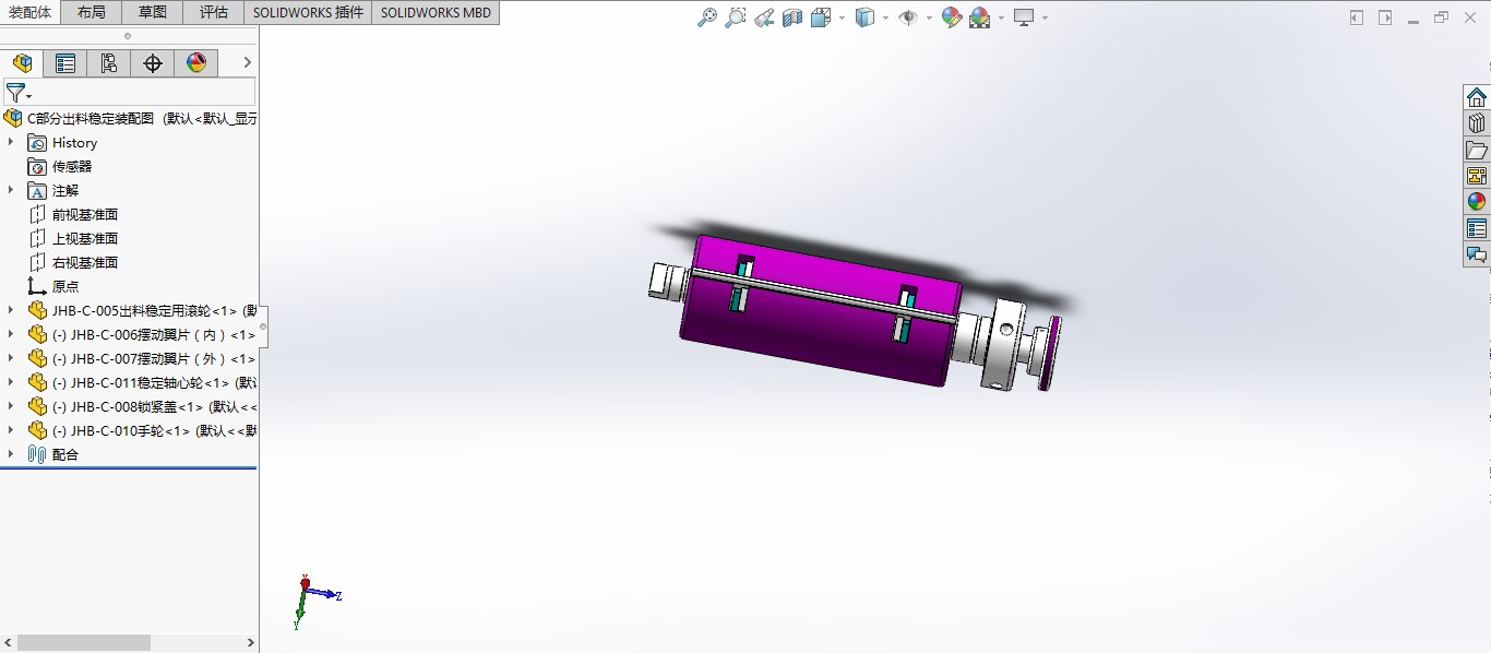 全自动包馅机三维SW2018带参+CAD+说明书