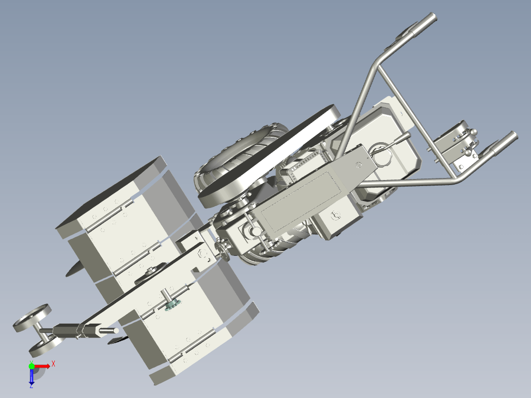 小型烟草培土机的设计【带三维图】三维ProE5.0带参+CAD+说明书