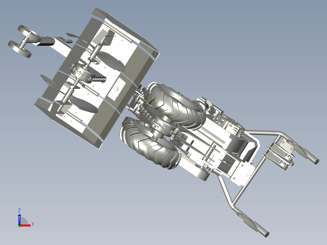 小型烟草培土机的设计【带三维图】三维ProE5.0带参+CAD+说明书