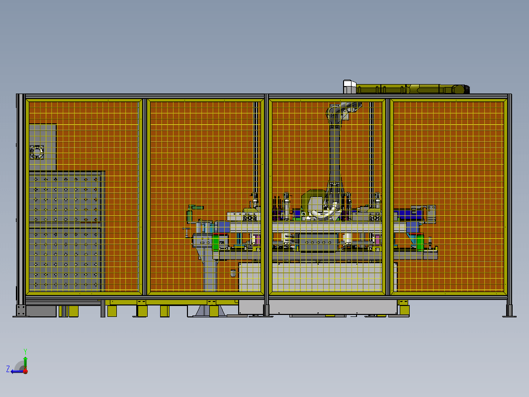 电梯轿底及轿底托架焊接工作站