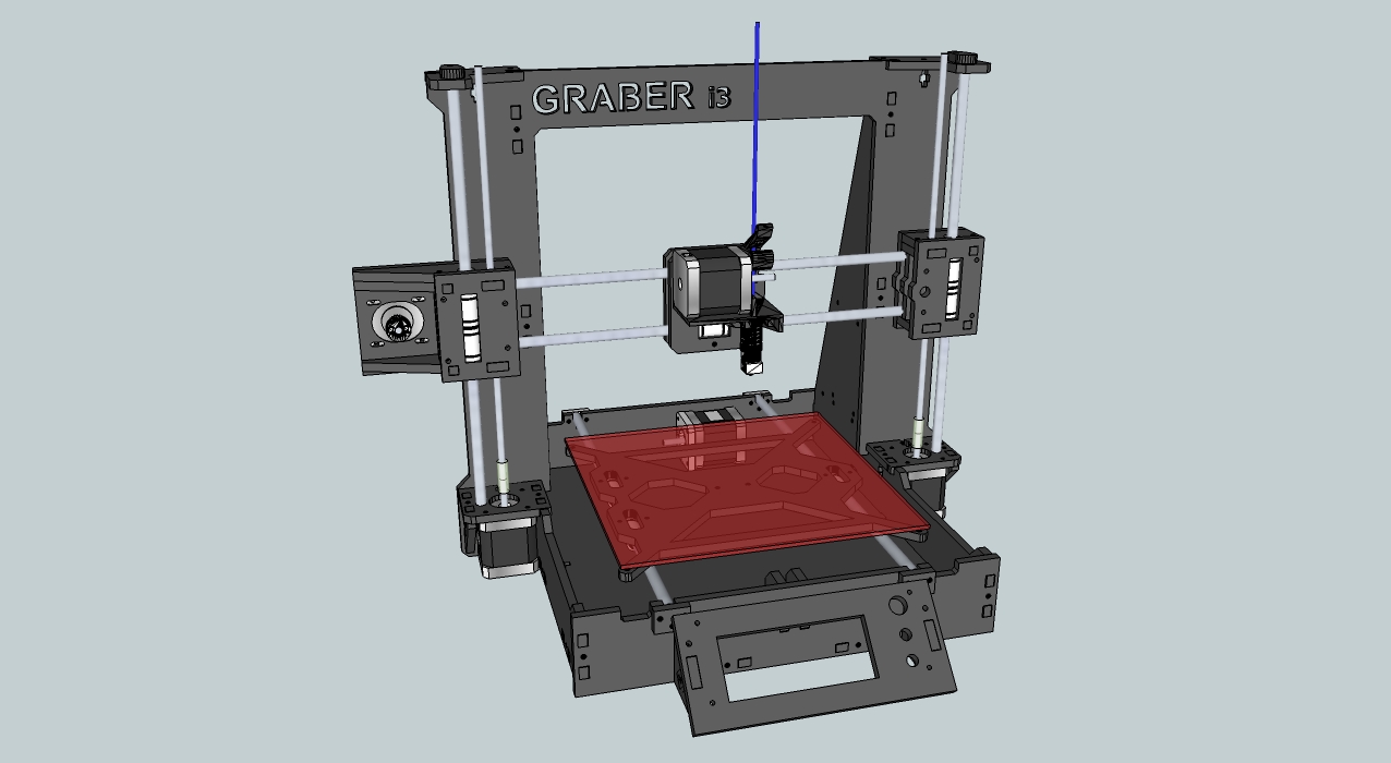 Graber i3 MDF 框架3D打印机