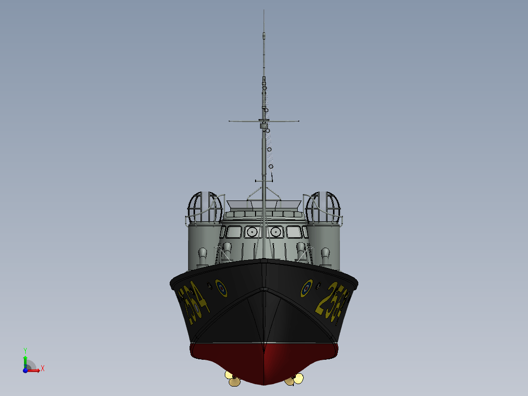 Vosper 73英尺高速快艇图纸