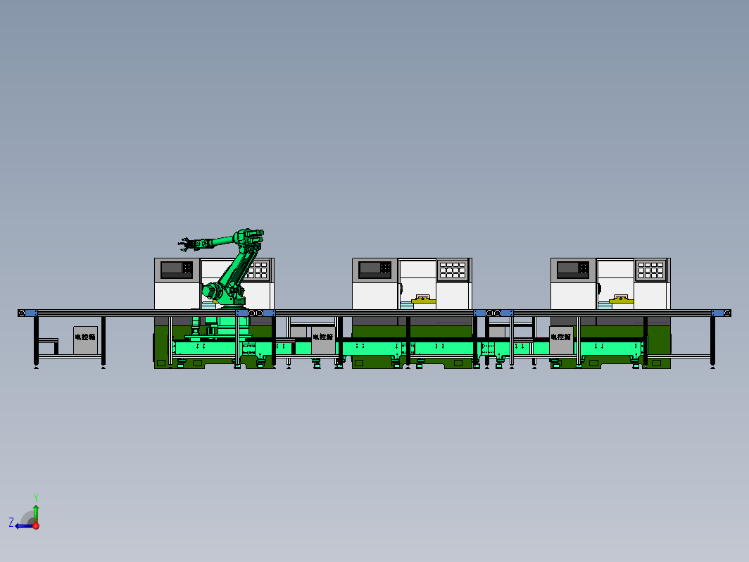 数控加工机床的自动化上下料作业