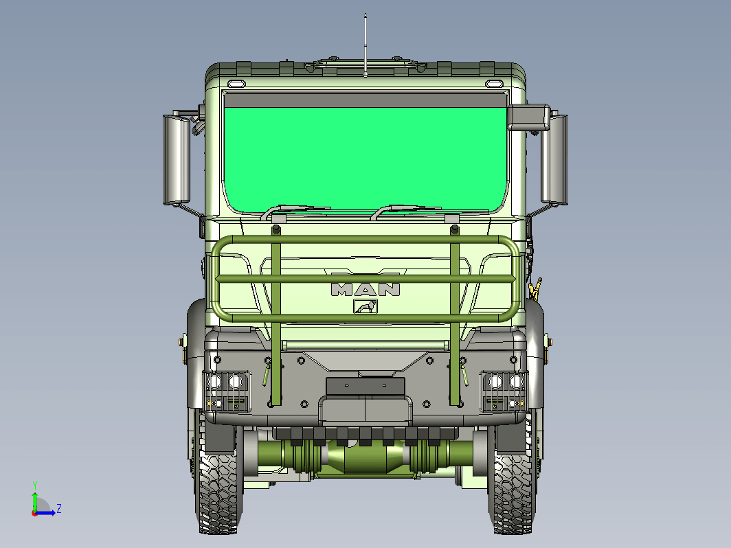 曼恩Man tgs 8x8卡车头