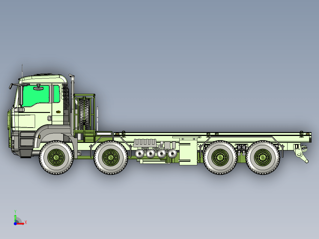 曼恩Man tgs 8x8卡车头