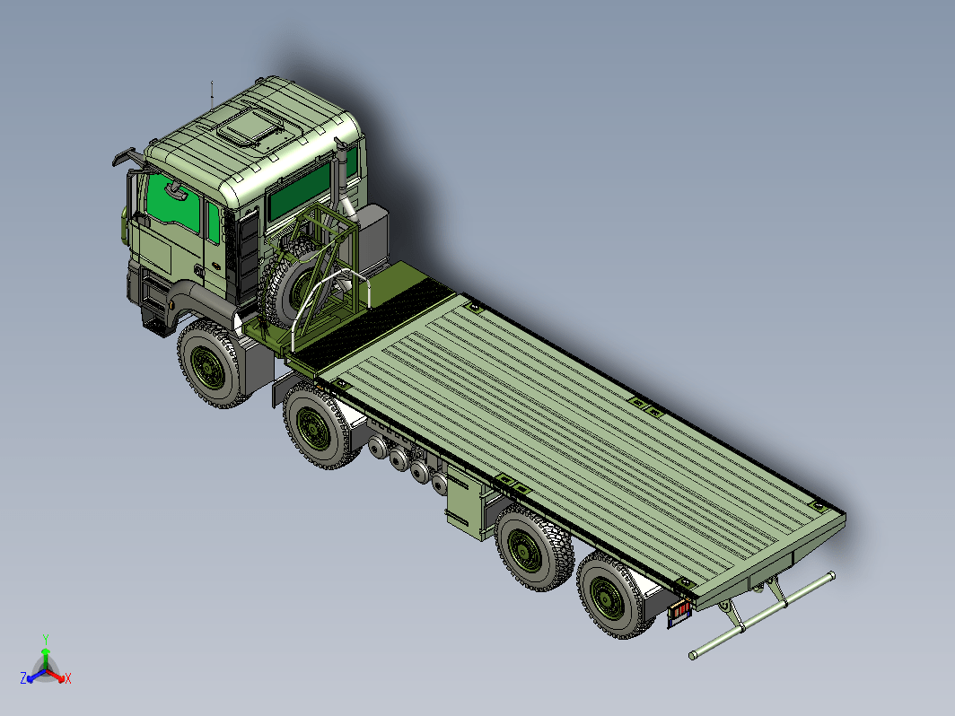 曼恩Man tgs 8x8卡车头