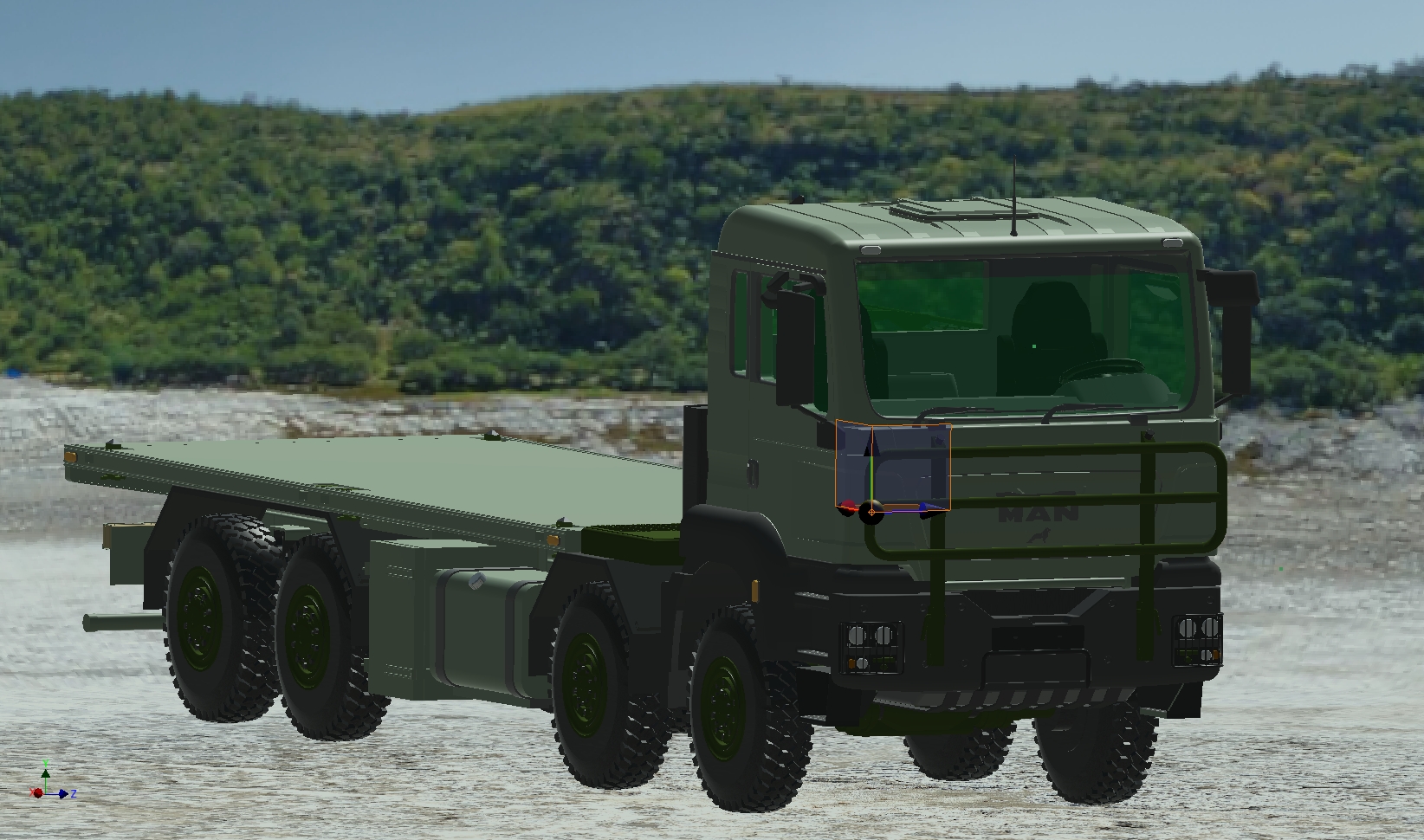 曼恩Man tgs 8x8卡车头