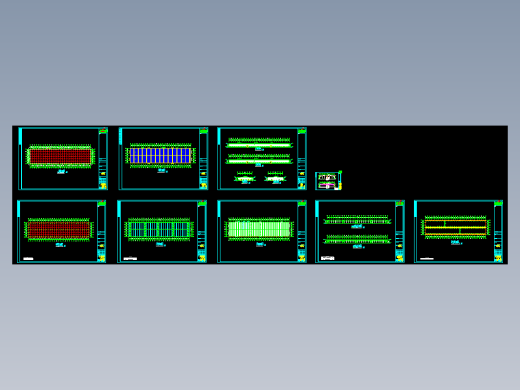 某公司200×48厂房工程CAD