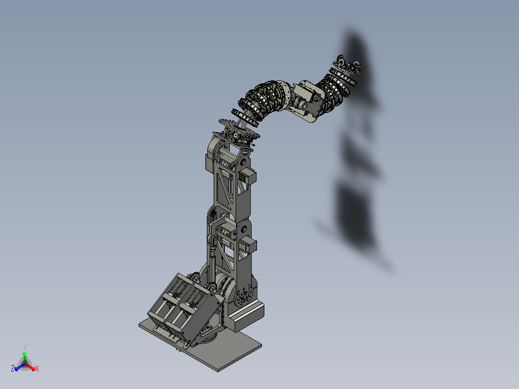 Turkish蛇形机器人结构