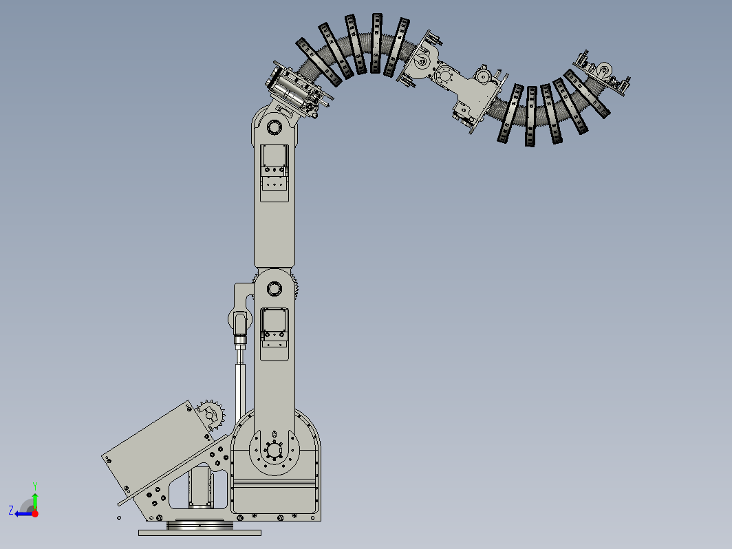 Turkish蛇形机器人结构