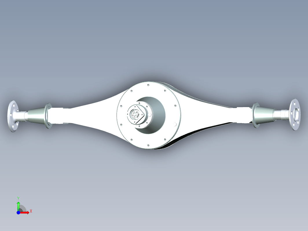 汽车单级驱动桥总成设计 轿车驱动桥设计三维Step++CAD+说明书