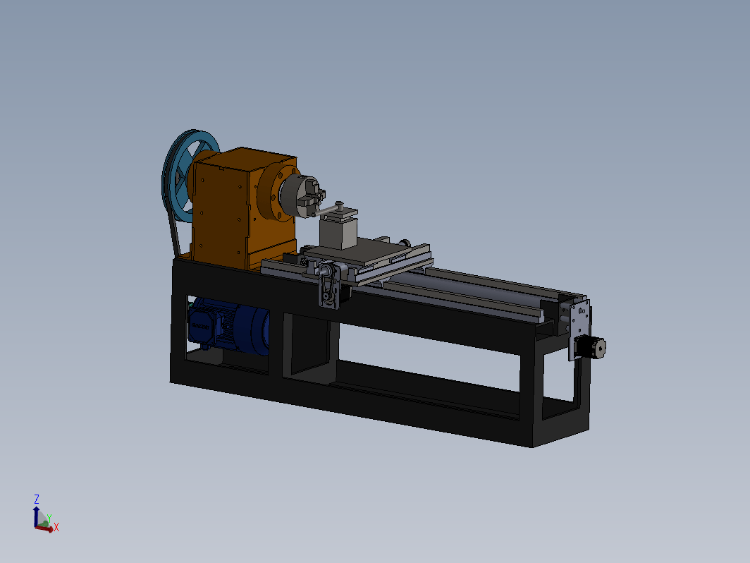 CNC 小型机床结构