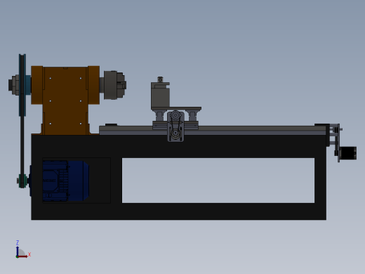 CNC 小型机床结构缩略图