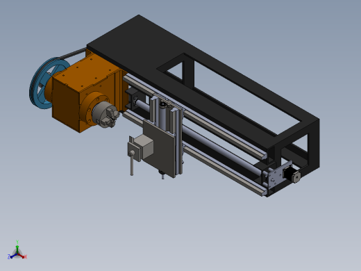 CNC 小型机床结构缩略图