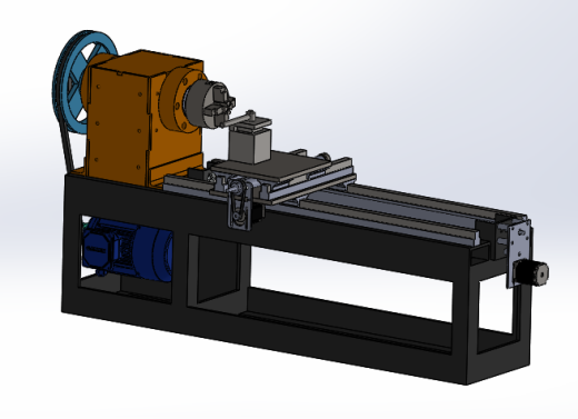 CNC 小型机床结构缩略图