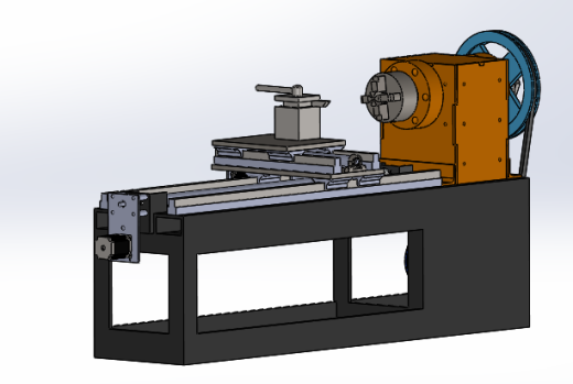 CNC 小型机床结构缩略图