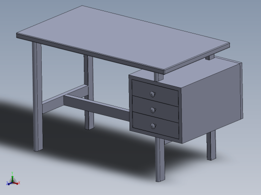 office-table-办公桌缩略图