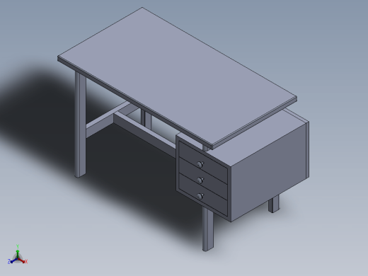 office-table-办公桌缩略图