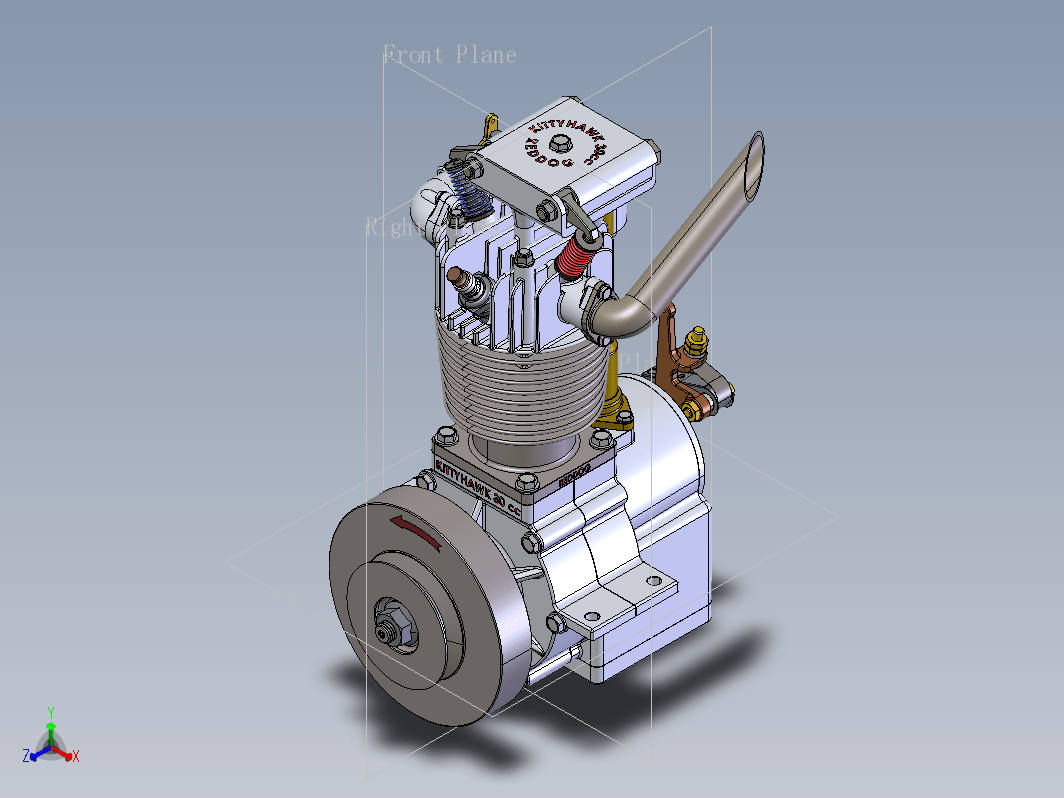 KittyHawk 30 cc OHV发动机