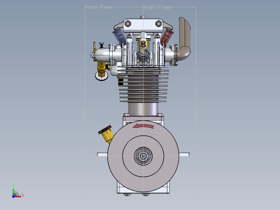 KittyHawk 30 cc OHV发动机