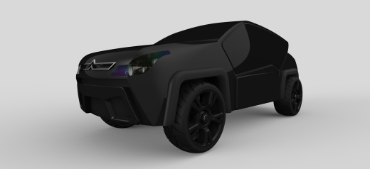 简易Citroen轿车外形
