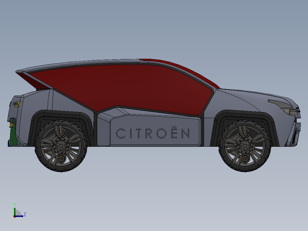 简易Citroen轿车外形