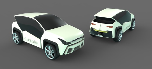 简易Citroen轿车外形缩略图