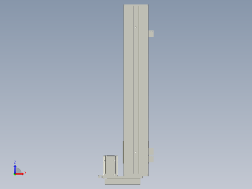 MT100BS-L500 数控模组 线性滑台模型.MT100BS.L10.500.BL.M20B.C4.3D缩略图