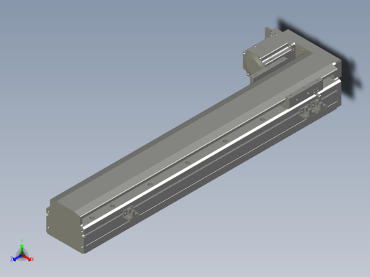 MT100BS-L500 数控模组 线性滑台模型.MT100BS.L10.500.BL.M20B.C4.3D缩略图