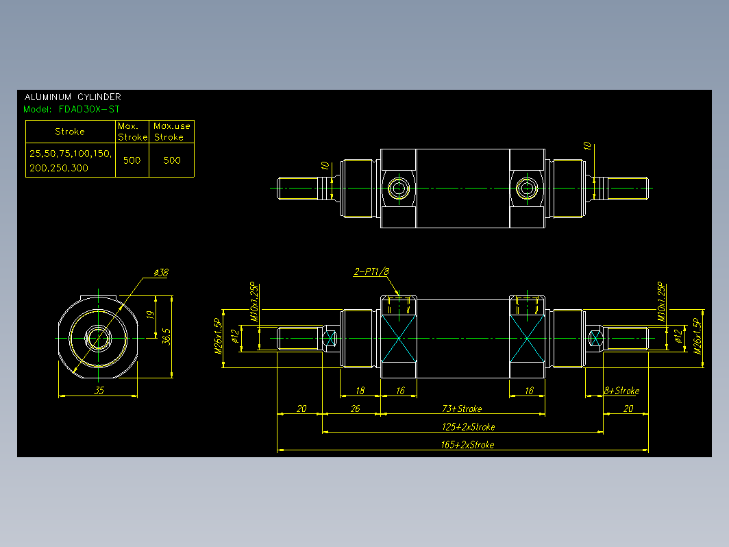 气缸 FDAD30