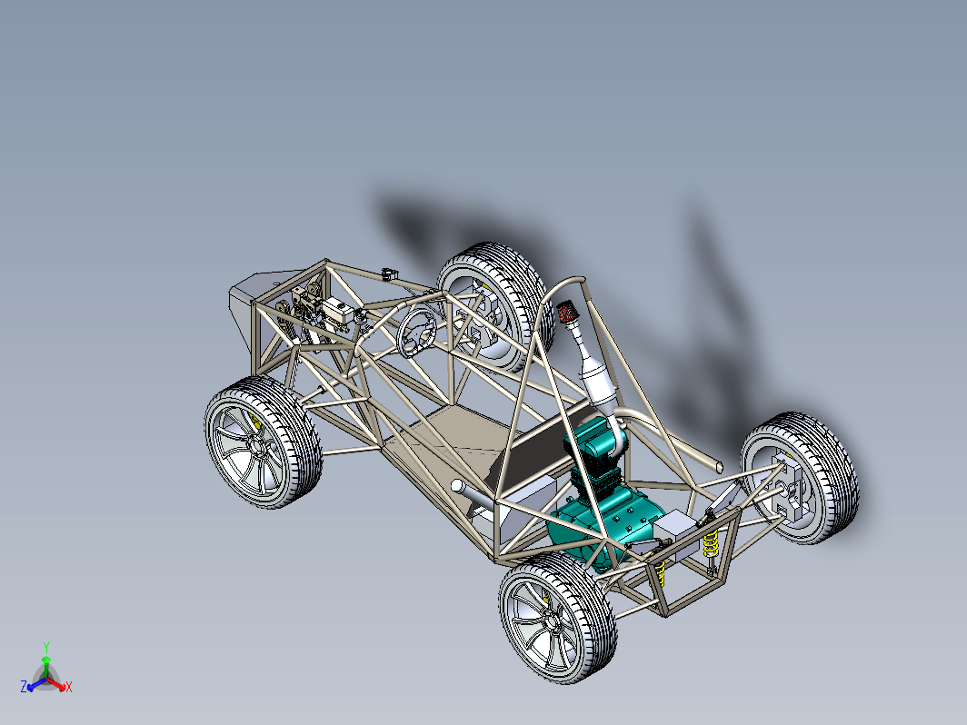 FSAE sr500卡丁赛车