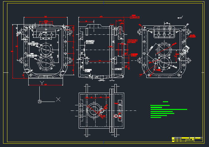 东风日产轿车变速箱课程设计（CAD+说明书）