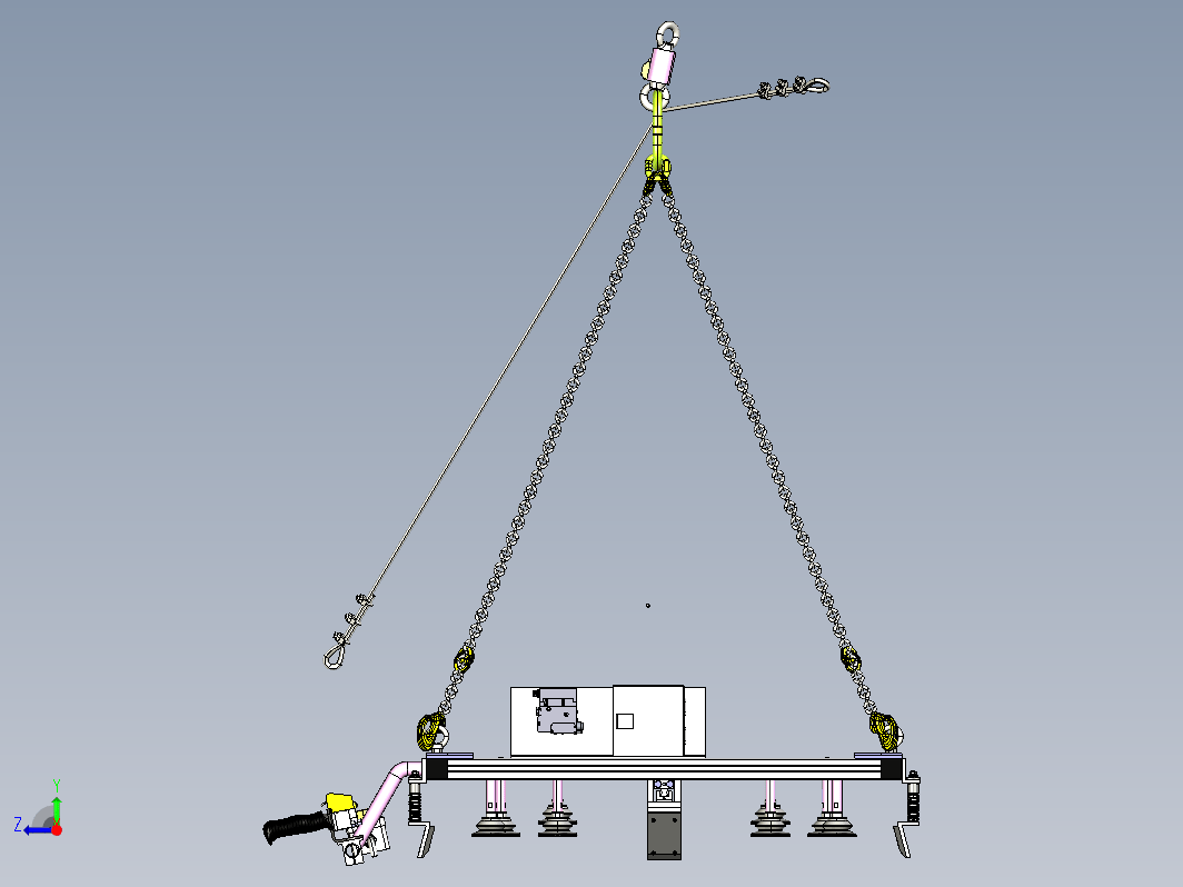 上壳体柔性吊具-吸盘式