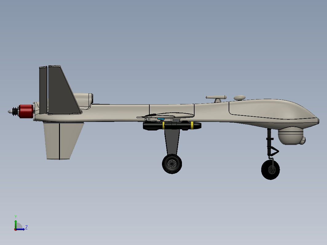 MQ-9无人机模型