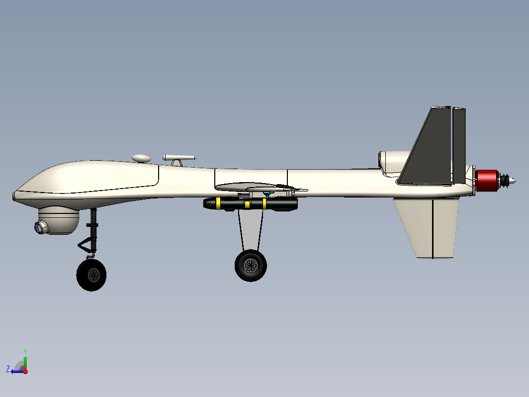 MQ-9无人机模型